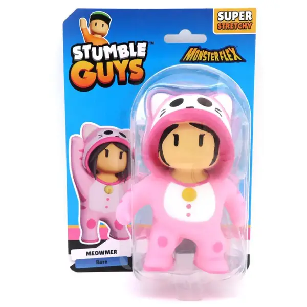 Figurina flexibila, Monster Flex, Stumble Guys, S2, Meowmer