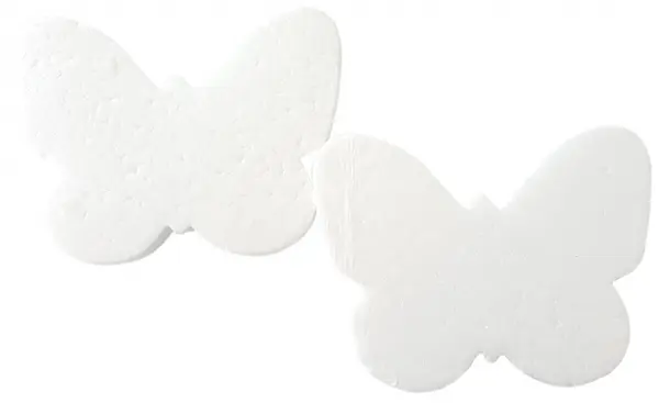 Figurina fluture pentru activitati crafts,polistiren,15x12cm,2 bucati set