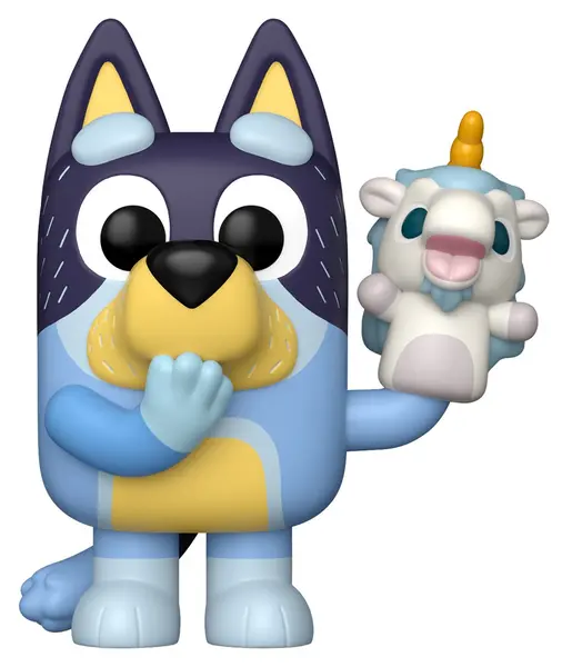 Figurină Funko POP! Animation: Bluey - Bandit with Unicorse #2371