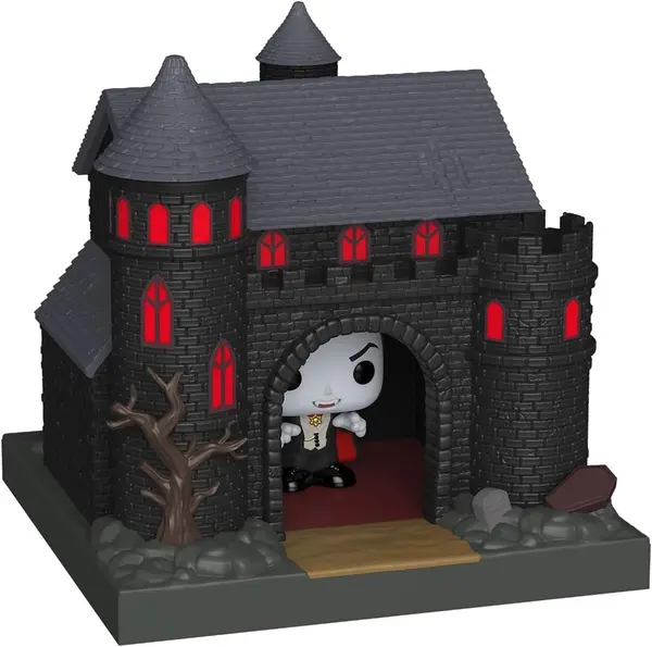 Figurina - Funko Pop! Bitty Towns - Universal Monsters - Dracula And Castle | Funko