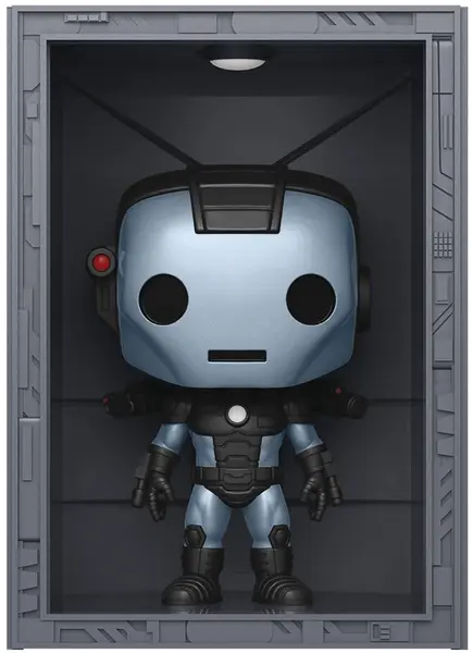 Figurina Funko POP! Deluxe: Iron Man - Hall of Armor (Model 11 War Machine) (Metallic) (PX Previews Exclusive) #1037
