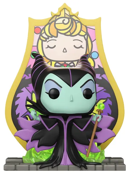 Figurină Funko POP! Deluxe: Sleeping Beauty - Maleficent (Stained Glass) #1610
