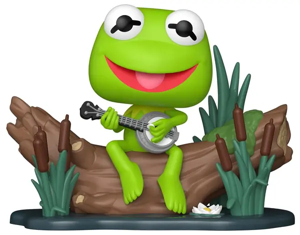 Figurină Funko POP! Disney: The Muppets - Kermit with Banjo #1673