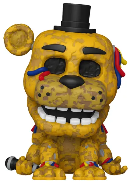 Figurină Funko POP! Games: Five Nights at Freddy's - Withered Golden Freddy (Special Edition) #1033