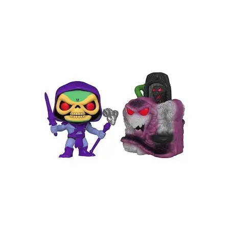 Figurina Funko Pop! Masters of the Universe Snake Mountain Skeletor, 9 cm, Multicolor