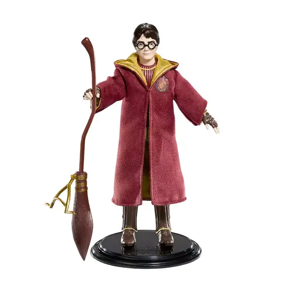 Figurina Harry Potter articulata DEPOX , Quidditch Seeker, editie de colectie, 18 cm, stativ inclus
