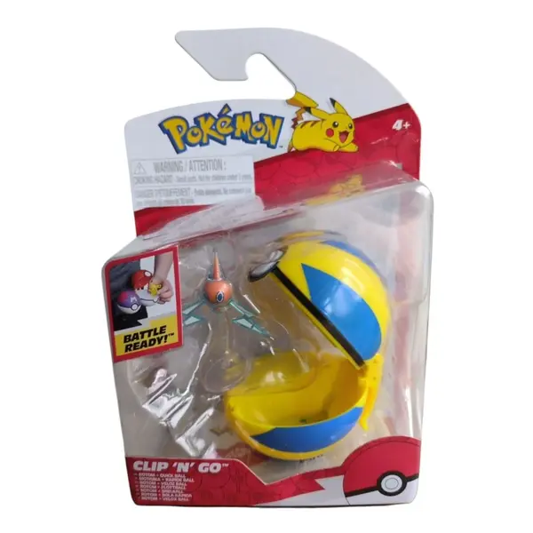 Figurina in bila Clip N Go Pokemon S2, Rotom si Quick Ball