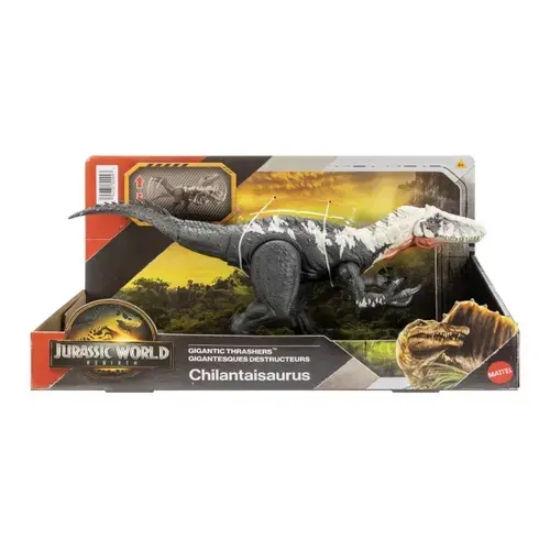 Figurina Jurassic World Renasterea dinozaur gigantic Chilantaisaurus interactiv