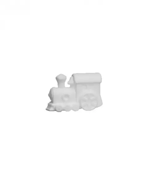 Figurina locomotiva pentru activitati crafts,polistiren,12x7.5x5 cm