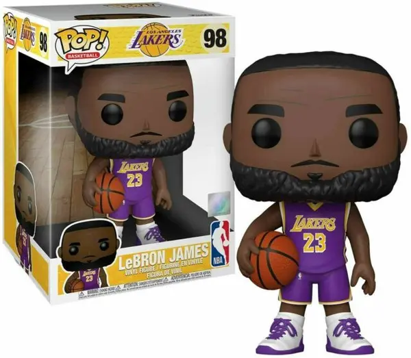 Figurina - Los Angeles Lakers - LeBron James - Purple Jersey | Funko