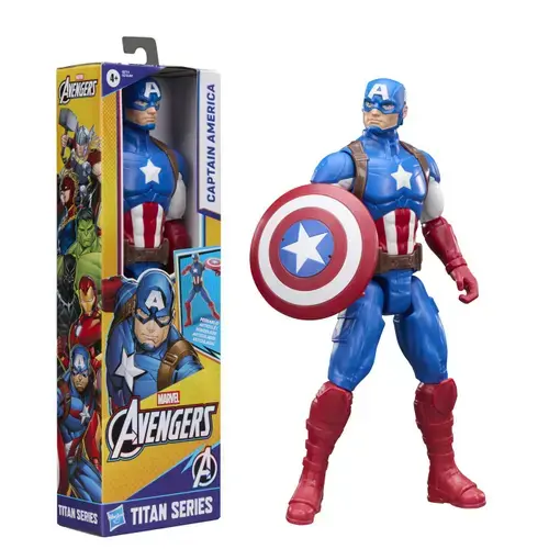 Figurina Marvel Avengers Titan Series - Captain America, 29 cm