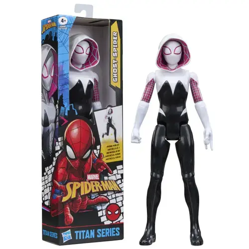 Figurina Marvel Spider-Man, Titan Series, Ghost-Spider, 30 cm