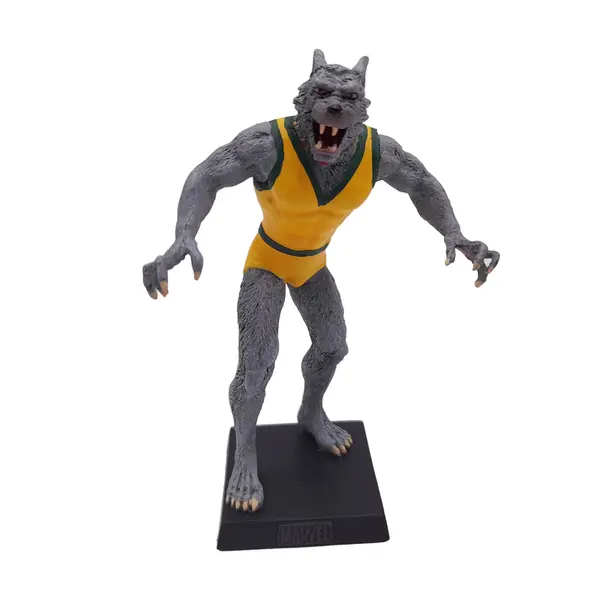 Figurina metalica DEPOX , Powerful Manwolf, editie de colectie, lucrat manual, 9 cm