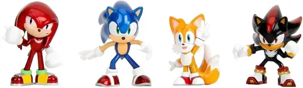 Figurină metalică Jada Toys - Sonic the Hedgehog, 6.5 cm, sortiment