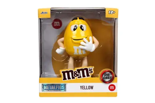 Figurina metalica - M&M (Galben)