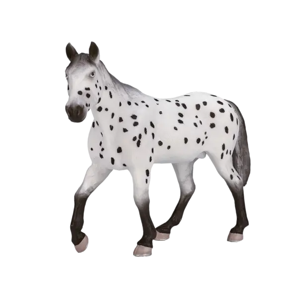 Figurina Mojo, Armasar Appaloosa, Alb