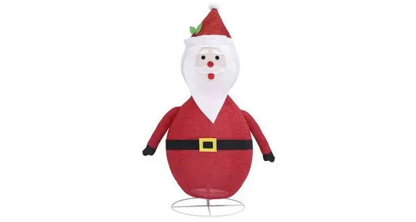 Figurina Mos Craciun decorativa Craciun LED tesatura lux 120 cm