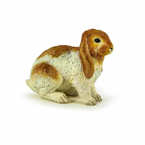 Figurina Papo - Animale de la ferma, Iepure cu urechi lasate