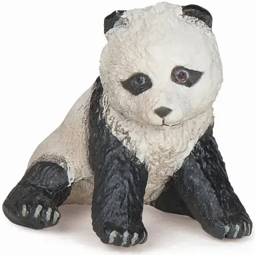 Figurina Papo - Animale salbatice, Pui de Panda in Sezut