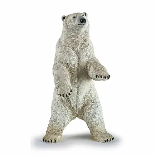 Figurina Papo - Animale salbatice, Urs polar in picioare