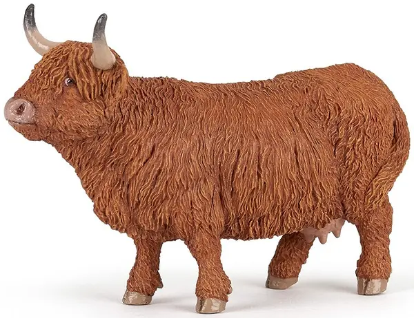 Figurina Papo Farmyard friends - Vitel Agrointeligența Highland Scotian