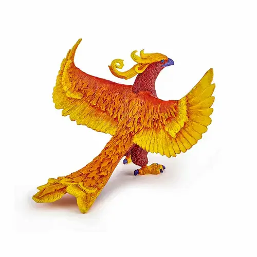 Figurina Papo - Pasare Phoenix (Portocaliu/Galben)