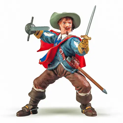 Figurina Papo - Personaje istorice, Muschetarul Athos