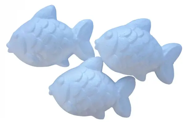 Figurina pestisor pentru activitati crafts,polistiren,11.5x7cm,3 bucati set