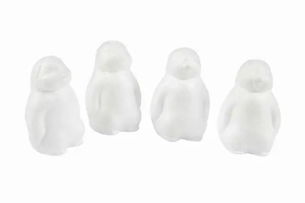 Figurina pinguin pentru activitati crafts,polistiren, 4 bucati set