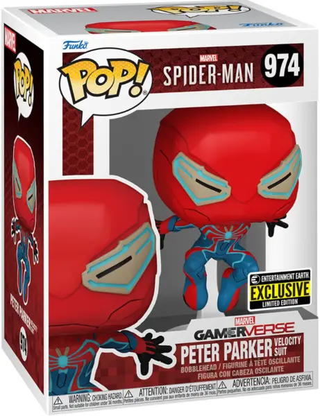 Figurina - Pop! Marvel's Spider-Man 2 - Peter Parker - Velocity Suit | Funko