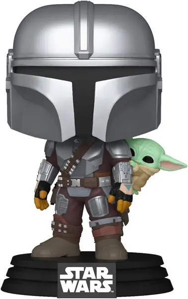 Figurina - Pop! - Star Wars - The Mandalorian with Grogu (bobblehead) | Funko
