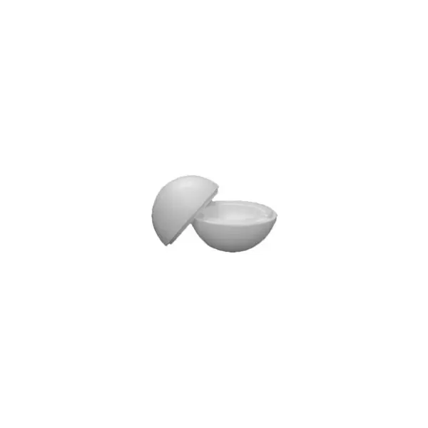 Figurina sfera din 2 parti pentru activitati crafts,polistiren,o 25 cm