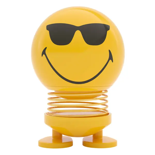 Figurina - Smiley Cool Small - Yellow | Hoptimist