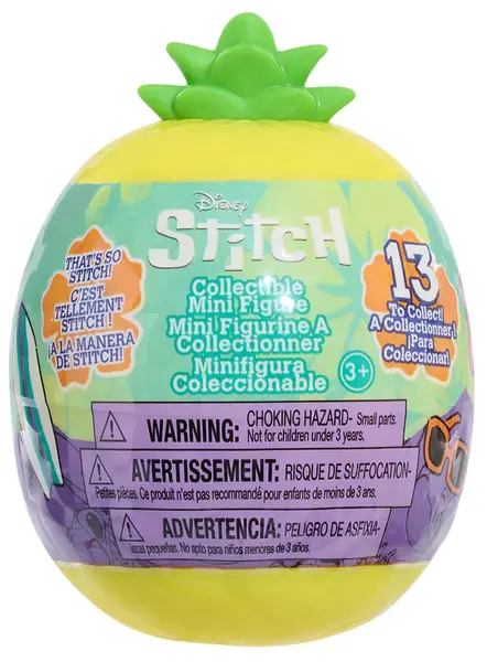 Figurină surpriză Disney Stitch - Capsulă de ananas, sortiment