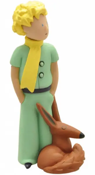 Figurina - The Little Prince & The Fox, 7cm | Plastoy