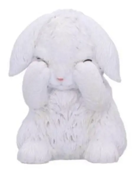 Figurina - Three Wise Bunnies - See No Evil | Nemesis Now