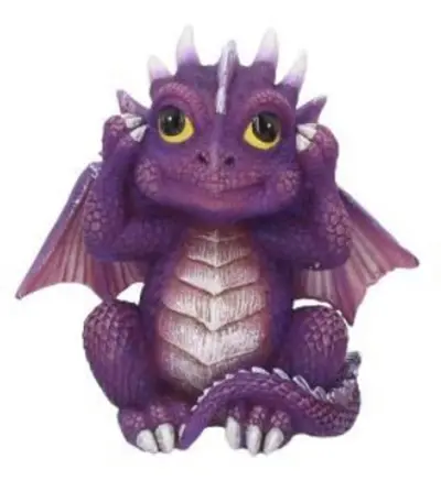 Figurina - Three Wise Dragonlings - Hear No Evil | Nemesis Now