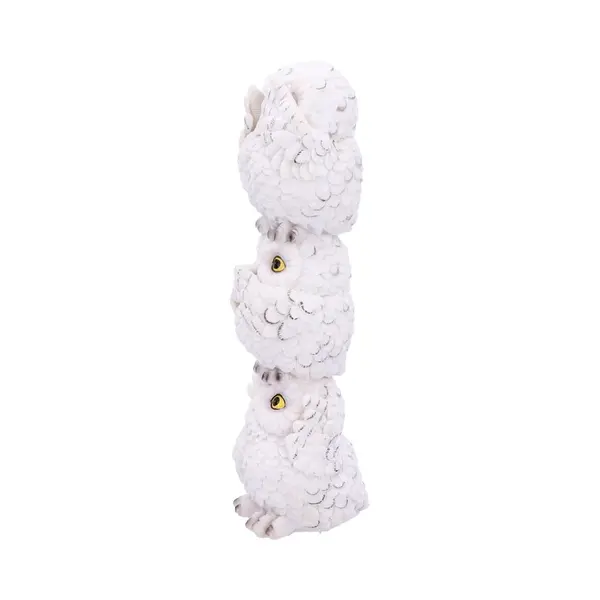 Figurina - Three Wise White Owls | Nemesis Now