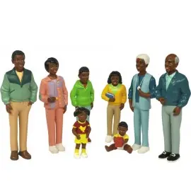 Figurine familie africana