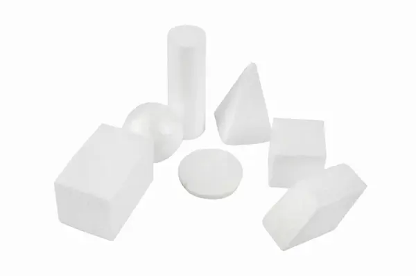 Figurine forme geometrice pentru activitati crafts,polistiren,7 bucati set