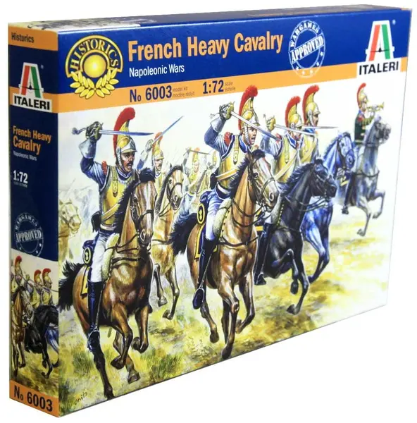 Figurine pentru hobby Italeri Militare: Soldați - Waterloo 200 Războaiele Napoleoniene: Cavaleria Grea Franceză, 17 figurine