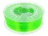 Filament PETG verde stralucitor transparent 1kg ±0,5% 1,75mm DEV-PETG-1.75-BGT