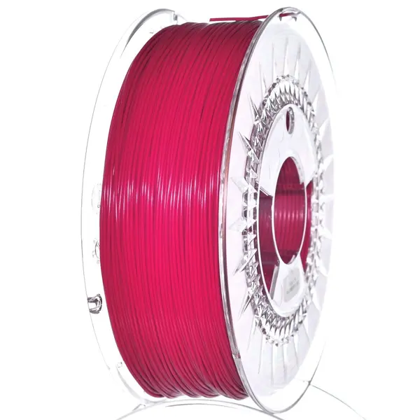 Filament: PLA roşu (zmeură) 1kg 195°C ±0,5% 1,75mm DEV-PLA-1.75-RRE