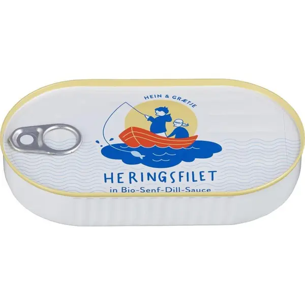 File de hering in sos eco de mustar cu marar - 200 g