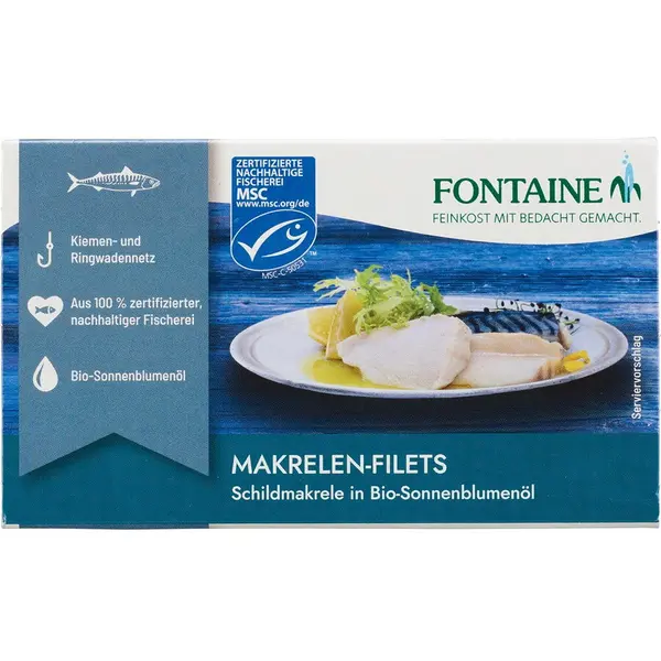 File de Macrou fara Piele si fara Oase in Ulei de Floarea-Soarelui 125g