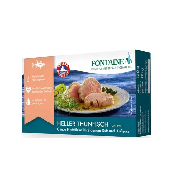 File de ton alb natur - 120 g