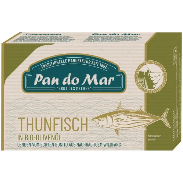 File de ton dungat in ulei bio de masline - 120 g