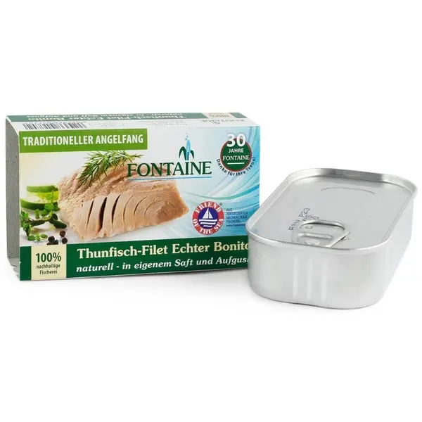 File de Ton, in Suc Propriu, Fontaine, Bonito, 120 g