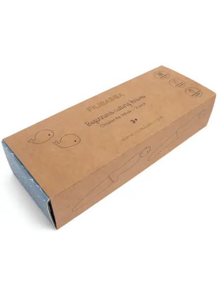Filibabba Beginner's Cutting Knives 2 Pack Warm Grey + Rose (fi 03338)