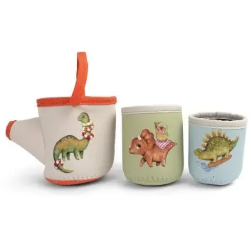 FILIBABBA Neoprene Bath Toys Dino Activity Cups jucărie pentru apă